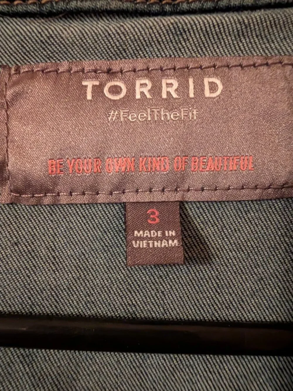 Torrid Jean Jacket ~ 3/3X/22-24